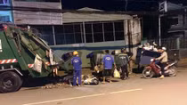 Người dân bức xúc trước điểm tập kết rác gây ô nhiễm
