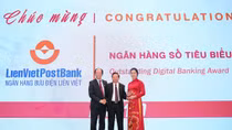 LienVietPostBank được vinh danh giải thưởng ngân hàng số tiêu biểu 2019