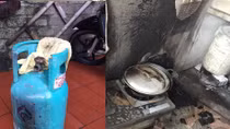 Nổ khí gas, ba người trong gia đình bị bỏng