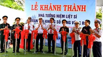 Khánh thành Nhà tưởng niệm liệt sĩ Đoàn tàu không số cảng Vũng Rô