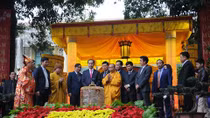 Chủ tịch nước Trần Đại Quang dâng hương khai xuân Mậu Tuất 2018