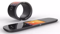 Smartphone uốn cong thành đồng hồ đeo tay