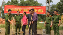 Học viện Cảnh sát nhân dân khởi công xây 2 nhà tình nghĩa tại Đà Nẵng