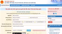 Chính phủ sẽ có kênh trả lời phản ánh, kiến nghị của người dân 
