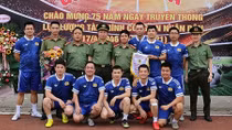 Khai mạc Giải bóng đá Cục Kế hoạch và Tài chính CAND