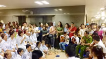 Đại úy Công an đem “bữa tiệc” âm nhạc tới người bệnh