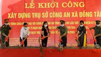 Khởi công xây dựng trụ sở Công an xã Đồng Tân 