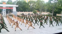 Bế mạc lớp tập huấn điều lệnh võ thuật quân sự 2019 Công an tỉnh Thanh Hóa