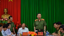 Bộ trưởng Tô Lâm làm việc tại Công an tỉnh Bình Thuận