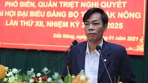 Đảng uỷ Công an tỉnh Đắk Nông quán triệt nghị quyết Đại hội Đảng bộ tỉnh lần thứ XII