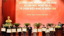 Trao tặng Giải thưởng Hồ Chí Minh về văn học, nghệ thuật