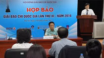 95 tác phẩm đạt Giải Báo chí Quốc gia lần thứ XI năm 2016