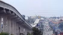 Một gói thầu của dự án metro số 1 tạm ngưng thi công do sụt lún 