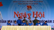 Hòa Bình tổ chức điểm Ngày hội toàn dân bảo vệ ANTQ