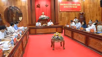 Đoàn công tác Tiểu ban Điều lệ Đại hội XIII của Đảng làm việc tại tỉnh Tiền Giang