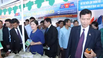 Khai mạc Hội chợ triển lãm Campuchia - Lào - Việt Nam