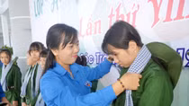 156 chiến sĩ nhí vào doanh trại quân đội