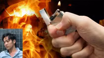 Thanh niên ngáo đá đốt nhà, chém Đại úy công an
