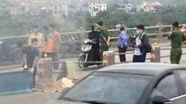 Thông tin lan truyền về cái chết của thanh niên trên cầu Thanh Trì là bịa đặt 