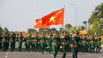 75 năm Quân đội nhân dân Việt Nam anh hùng vững bước dưới lá cờ vinh quang của Đảng