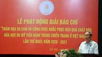 Phát động Giải báo chí viết về thảm họa da cam tại Việt Nam