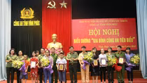 Công an tỉnh Vĩnh Phúc biểu dương gia đình Công an tiêu biểu