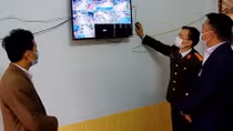 Khánh thành mô hình camera an ninh và hệ thống đèn chiếu sáng giao thông nông thôn