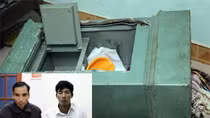 2 tên trôm cạy cửa dùng xà beng phá két trộm vàng