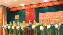 Công bố Quyết định bổ nhiệm Phó Thủ trưởng Cơ quan thi hành án hình sự Bộ Công an