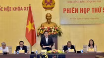Chủ tịch Quốc hội Vương Đình Huệ chủ trì Phiên họp thứ 5 Hội đồng Bầu cử quốc gia