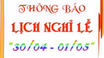 Học sinh Hà Nội được nghỉ 5 ngày liên tiếp trong dịp lễ 30-4 và 1-5