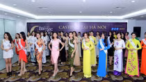 Các người đẹp khoe sắc tại vòng casting Hoa hậu bản sắc Việt toàn cầu