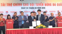 Honda là nhà tài trợ chính cho các Đội tuyển bóng đá Việt Nam