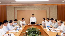 Phó Thủ tướng Vương Đình Huệ chủ trì cuộc họp về tình hình giải ngân vốn đầu tư công