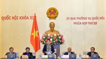 Bế mạc phiên họp thứ 29 của Ủy ban Thường vụ Quốc hội