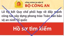Cảnh báo trang web giả mạo Cổng Thông tin điện tử Bộ Công an