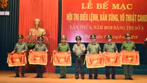 Bế mạc Hội thi Điều lệnh, bắn súng, võ thuật CAND lần thứ 5, bảng thi số 3 năm 2019