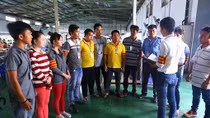 Điểm sáng mô hình công nhân xung kích tự quản về an ninh trật tự