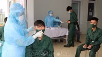 Hải Dương lấy mẫu xét nghiệm cho công dân trúng tuyển nghĩa vụ quân sự năm 2021