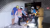 Tông sập tường nhà dân, nam thanh niên điều khiển xe máy tử vong