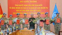  Việt Nam cử thêm 7 sĩ quan làm nhiệm vụ gìn giữ hòa bình LHQ