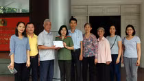 Trường Mẫu (Hà Nội) ủng hộ bà con vùng lũ hơn 90 triệu đồng