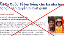 Lại giở trò vu cáo dân chủ, nhân quyền