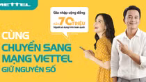 Viettel phục vụ khách hàng chuyển mạng giữ số ngay tại nhà
