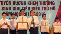 Tuyên dương 1.000 học sinh giỏi Thủ đô tiêu biểu năm học 2018-2019