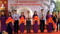 Khánh thành Bia chiến công 11 cô gái sông Hương