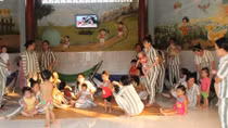 Không khí Tết ở khu nhà trẻ đặc biệt