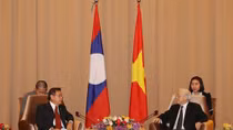 Tổng Bí thư, Chủ tịch nước Nguyễn Phú Trọng tiếp Đoàn Ủy ban Trung ương Mặt trận Lào xây dựng đất nước