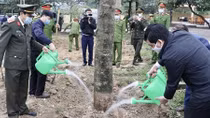 Công an Hà Tĩnh phát động Tết trồng cây xuân Tân Sửu 2021