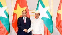 Thủ tướng Nguyễn Xuân Phúc bắt đầu thăm chính thức Myanmar